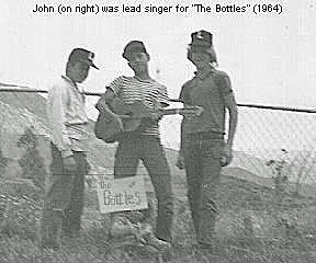 John's junior high school band, The Bottles
